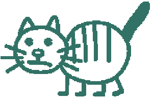 Кот2 Рисунок для вышивки Кот2